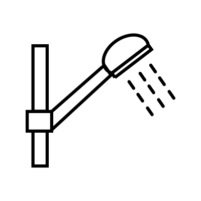Απεικονίζεται picto στηρίγματος τηλεφώνου μπάνιου 